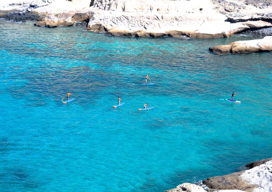 TENERIFE SUR: Paddleboarding tour and SNORKEL - Snorkeling with goggles, and why conditions decide everything