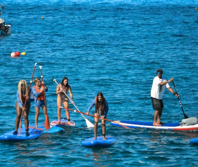 TENERIFE SUR: Paddleboarding tour and SNORKEL - Meeting at Il Locale: logistics that stay simple