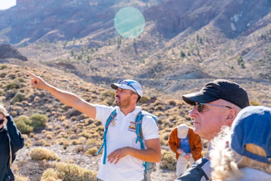 Tenerife : Teide Hiking - Big Teide-area views: Teide, the old peak, and Guajara mountain